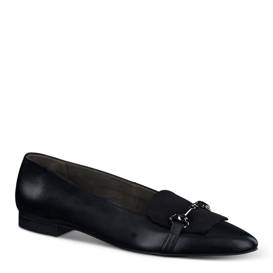 Selena Flat Flat Paul Green Shoes 5.5 Black Suede Combo