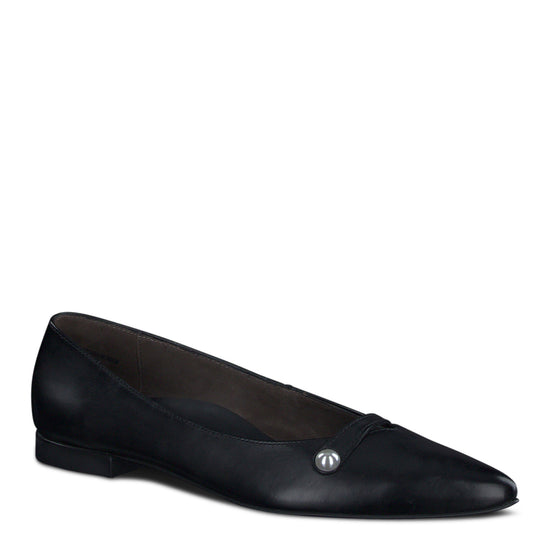 Tahitian Flat Flat Paulgreenshoes.com 5.5 Black Leather