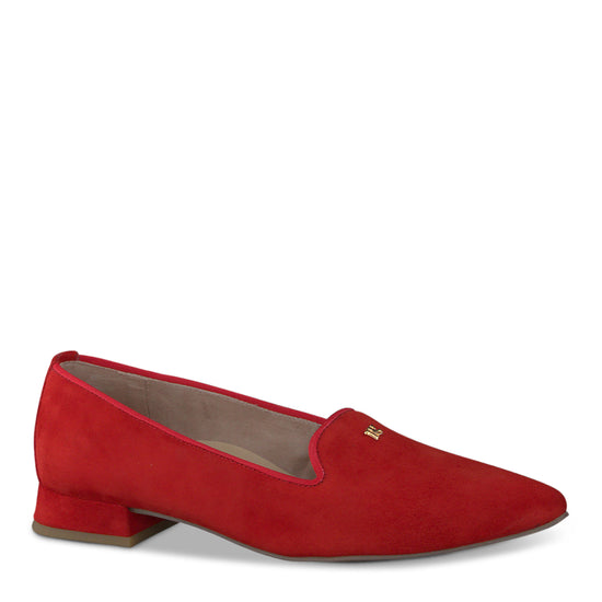 Vance Flat Flat Paul Green Shoes 6.5 salsa suede