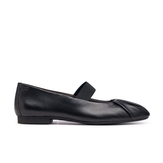 Vail Flat Flat Paul Green Shoes 5.5 Black Soft Nappa