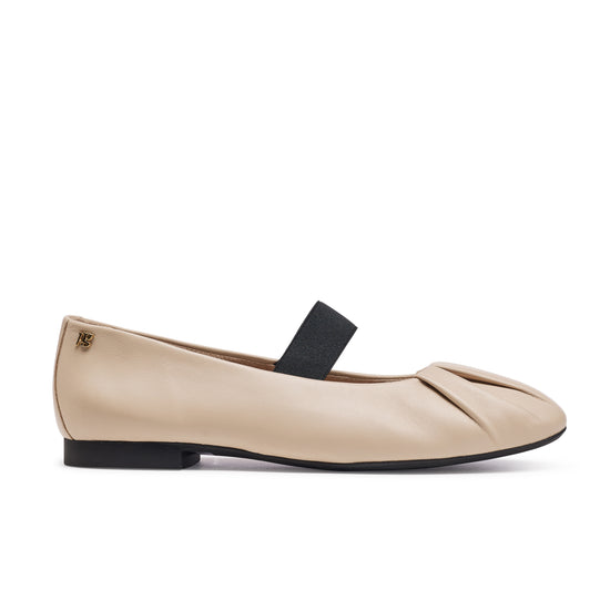 Vail Flat Flat Paul Green Shoes 5.5 Biscuit Soft Napa