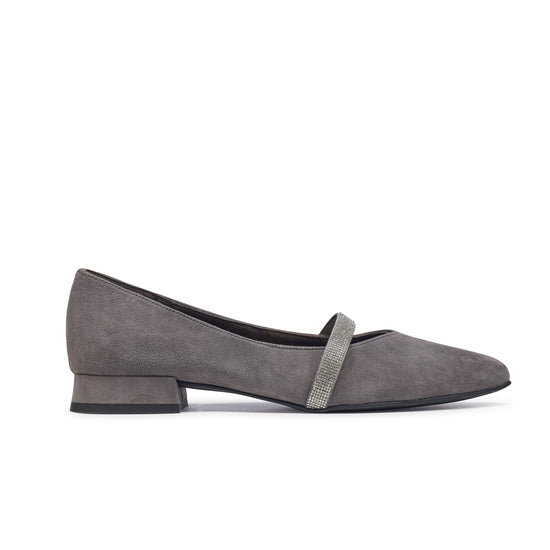 Wendy Flat Flat Paul Green Shoes 6 Titan Suede