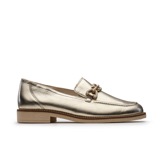 Ada Loafer Loafer Paul Green Shoes 6 Platino Metallic Nappa