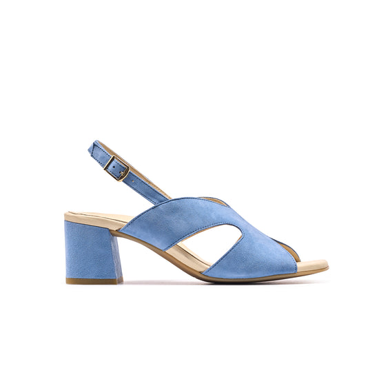 Verona Slingback Heel Heel Paul Green Shoes 5.5 Denim Suede