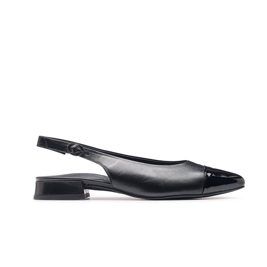 Ynez Flat Heel Paul Green Shoes 6 Black Combo