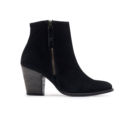 Reya Boot Boot Paul Green Shoes 6 Black Soft Suede