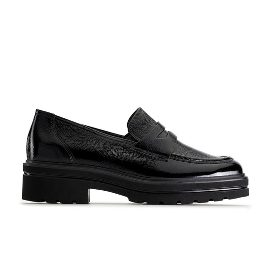 Charlie Loafer Loafer Paul Green Shoes 6 Black Crinkled Patent