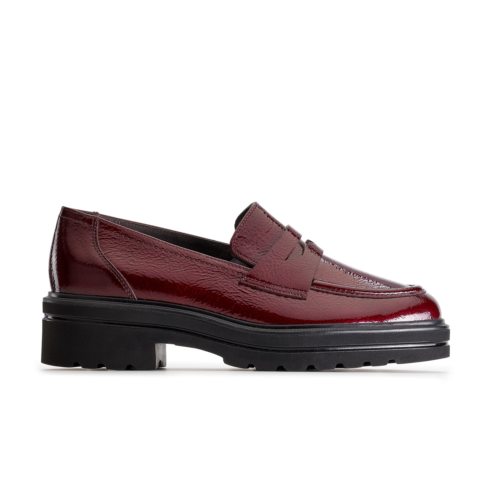 124 x Godwin Charli Loafer - Black High Shine Italian Nappa Leather