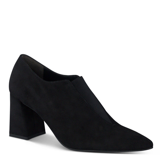 Stacia Heel Loafer Paul Green Shoes 6 Black Suede