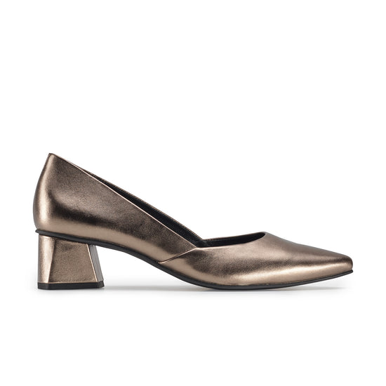 Witt Pump Paul Green Shoes 6 Earth Metallic Nappa