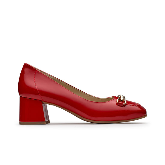 Viviana Pump Heel Paul Green Shoes 6 Lipstick Soft Patent