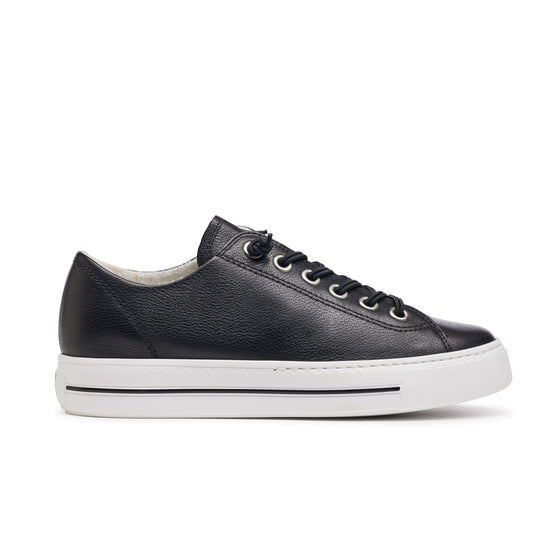 Hadley Sneaker Sneaker Paul Green Shoes 5.5 Black Leather