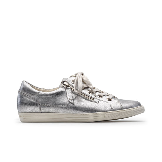 Addie Sneaker Sneaker Paul Green Shoes 6 Silver Metallic Vintage