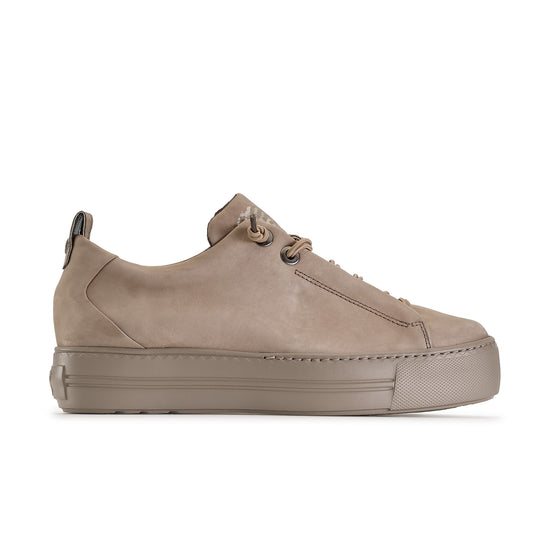 Faye Sneaker Sneaker Paul Green Shoes 5.5 Taupe Nubuk