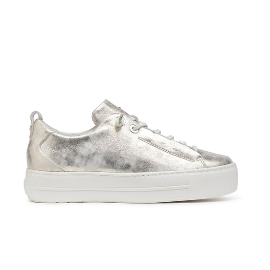 Faye Sneaker Sneaker Paul Green Shoes 5.5 Mineral Antic Metallic