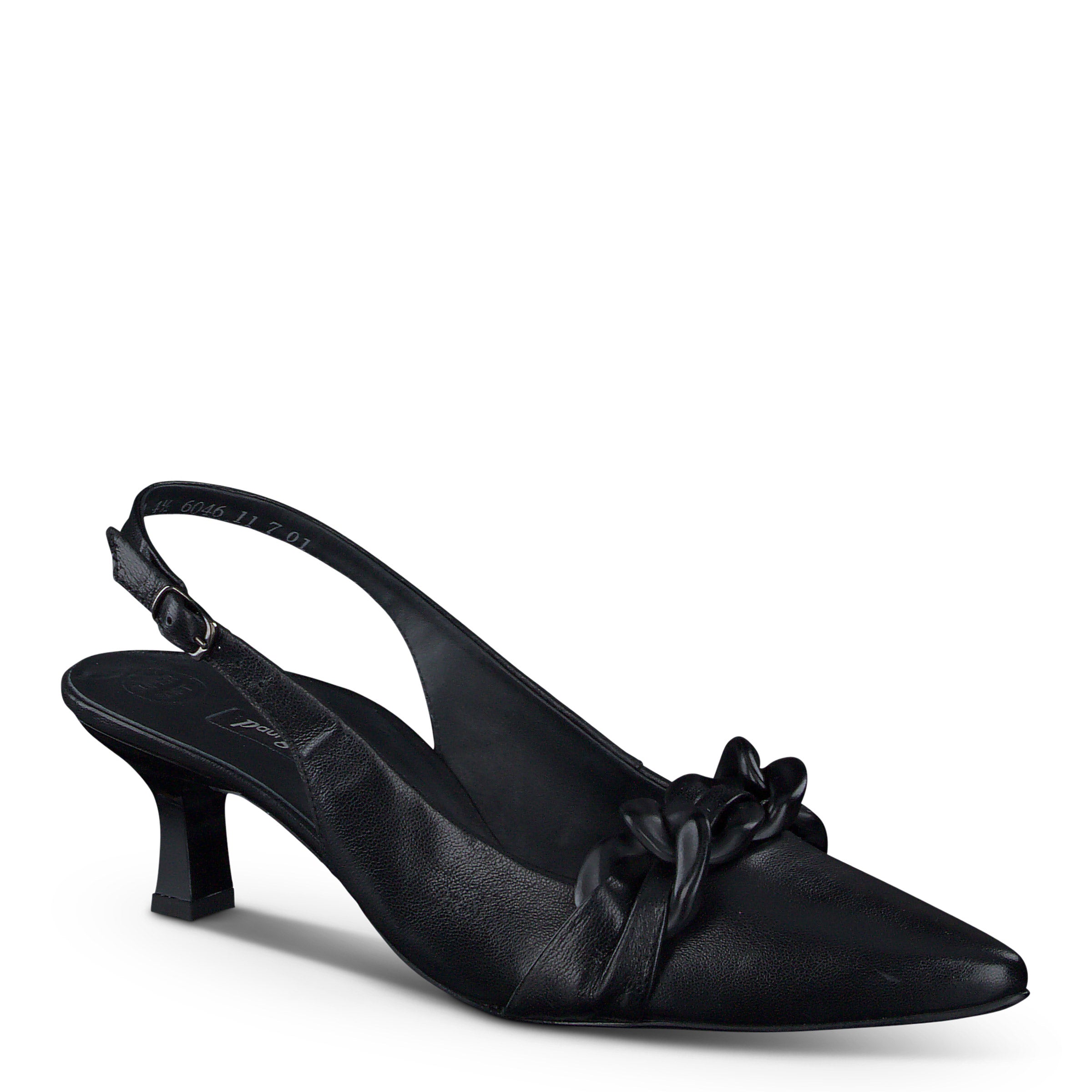 Women's Size 6.5 Natural Soul Black Serena sandals with 1 3/4” heel