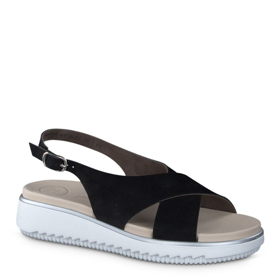 Trixie Sandal Sandal Paul Green Shoes 6 Black Sportnubuk