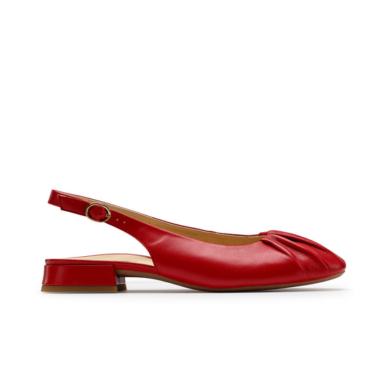 Adele Flat Flat Paul Green Shoes 5.5 Salsa Soft Nappa