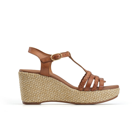 Ava Sandal Sandal Paul Green Shoes 6 Cognac Leather