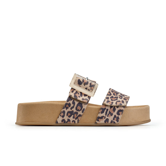 Aloha Slide Sandal Paul Green Shoes 6 Leopard Desert