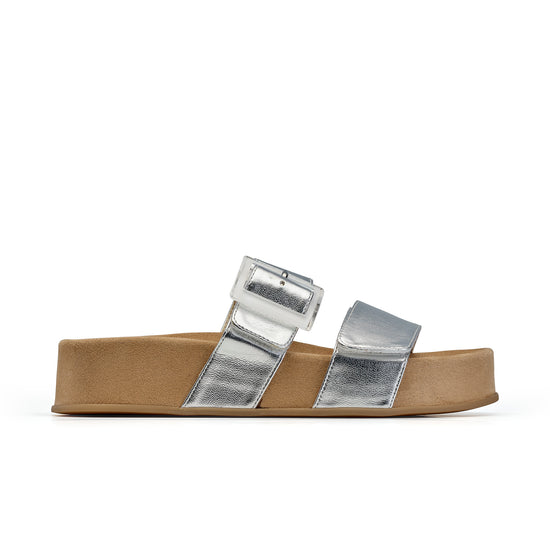 Aloha Slide Sandal Paul Green Shoes 6 Alu Metallic