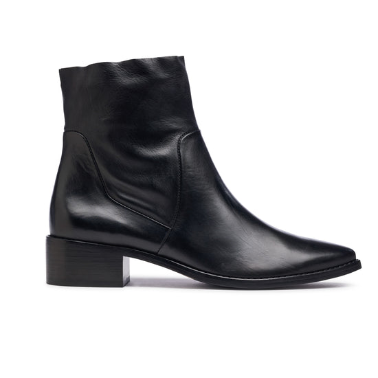Willow Boot Boot Paul Green Shoes 5.5 Black Leather