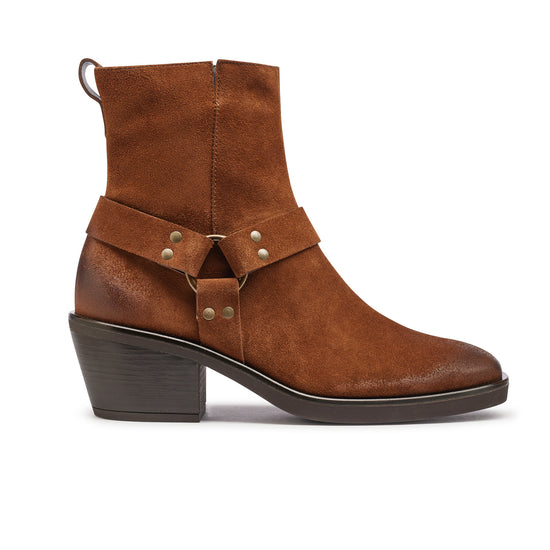 West Boot Boot Paul Green Shoes 6 Toffee Soft Suede