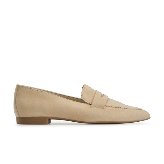 Renley Flat Paul Green Shoes 6 Biscuit Suede