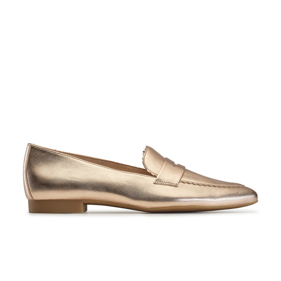 Renley Flat Flat Paul Green Shoes 6 Rosato Metallic Nappa