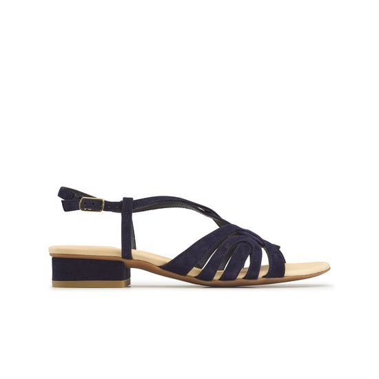 Rumi Sandal Sandal Paul Green Shoes 6 Blue Suede