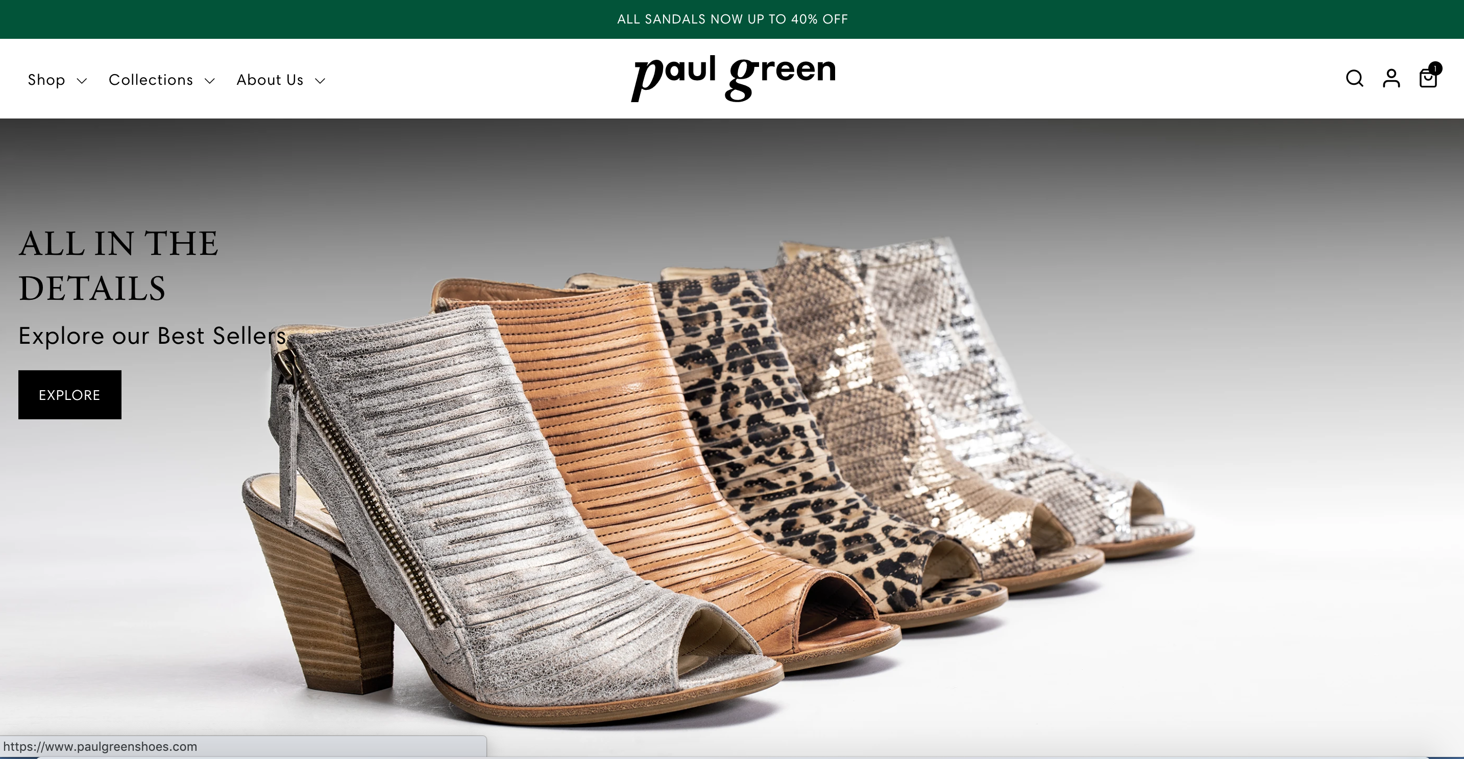 Sandales discount paul green