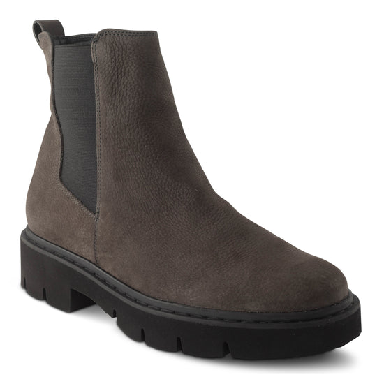 Nicki Boot Boot Paul Green Shoes 5.5 Iron Grained Nubuck