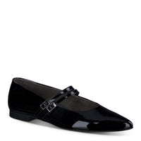 Paul Green Shoes Stella Flat6 Black Patent
