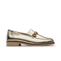Paul Green Shoes Ada Loafer6 Platino Metallic Nappa