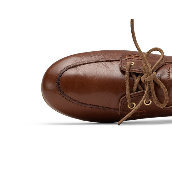 Womens Savanna Leather Loafer- Paul Green Shoes Bayside Loafer- Closeup Toebox View view 2