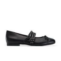 Paul Green Shoes Bridget Flat5.5 Black Leather