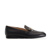 Paul Green Shoes Bethany Flat5.5 Black Leather