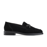 Paul Green Shoes Brittany Loafer6 Black Soft Suede