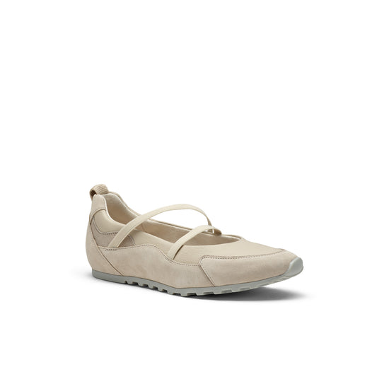 Womens Shell Biscuit Combo Flat- Paul Green Shoes Dynamic Flat- 3/4 View view 3