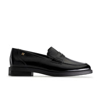 Paul Green Shoes Caroline Loafer6 Black Glossy Leather