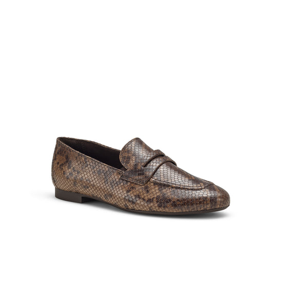 Womens Boa Earth Loafer- Paul Green Shoes Evony Loafer- 3/4 View view 3
