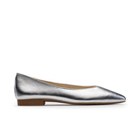 Paul Green Shoes Tia Flat5.5 Alu Metallic Nappa