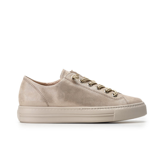 Hadley Sneaker Sneaker Paul Green Shoes 5.5 Cashmere Metallic Suede