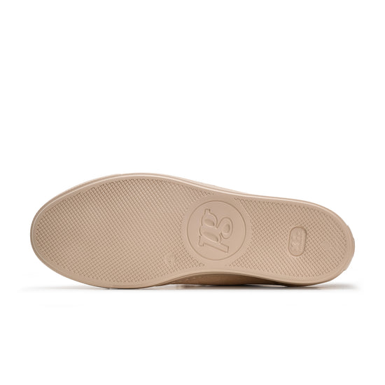 Womens Biscuit Suede Sneaker- Paul Green Shoes Hadley Sneaker- Bottom Sole View view 4