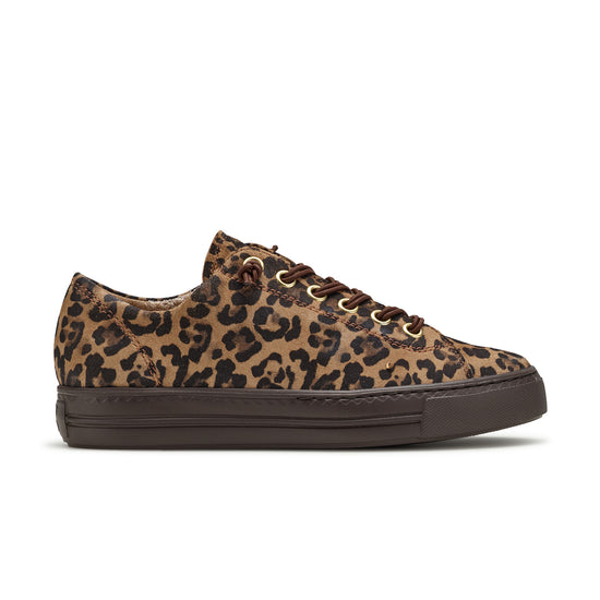 Womens Leopard Print Sneaker - Paul Green Hadley Sneaker - Side View view 1