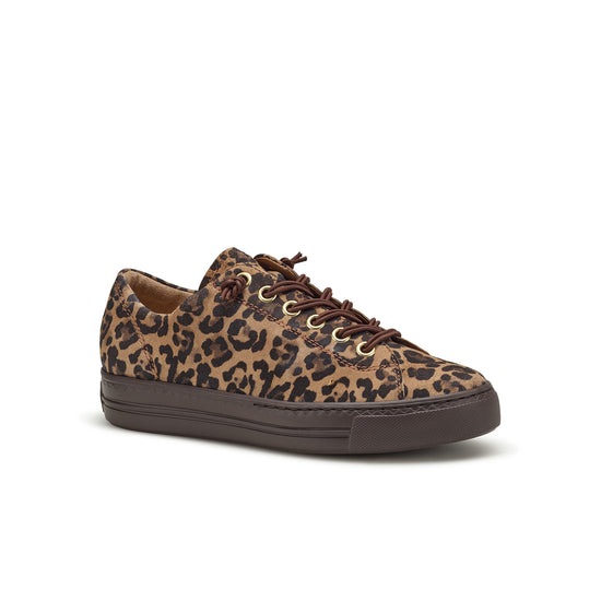 Womens Leopard Print Sneaker - Paul Green Hadley Sneaker - 3/4 Angle View view 3