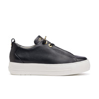 Paul Green Shoes Faye Sneaker6 Black Gold Combo