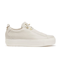 Paul Green Shoes Faye Sneaker6 Ivory Leather