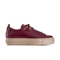 Paul Green Shoes Faye Sneaker5.5 Wine Leather
