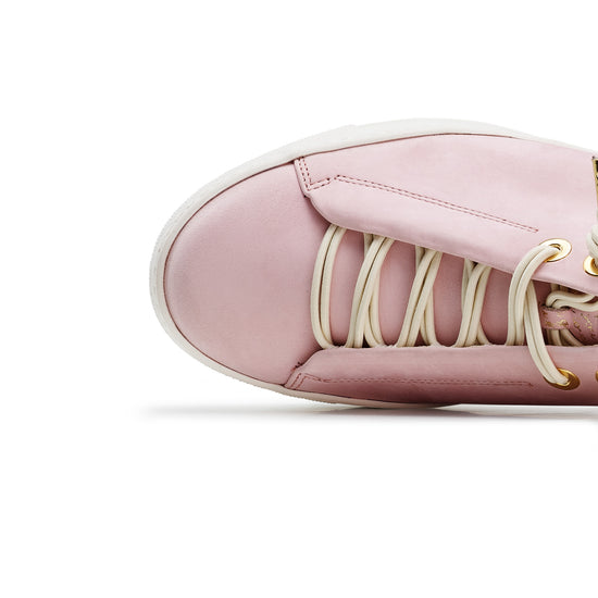 Womens Princess Nubuck Sneaker- Paul Green Shoes Faye Sneaker- Closeup Toebox View view 2